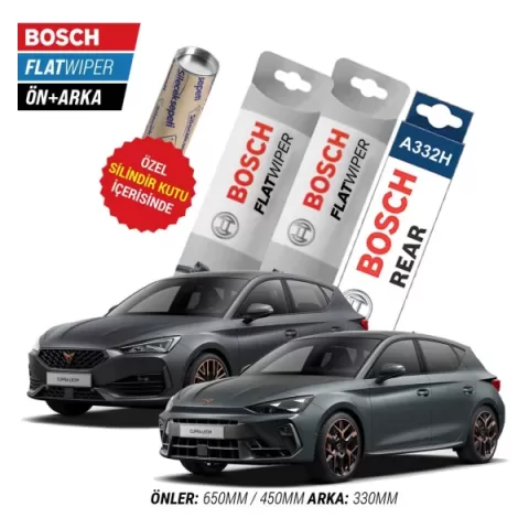 Cupra Leon Ön Arka Silecek (2021-2023) Bosch Aeroeco