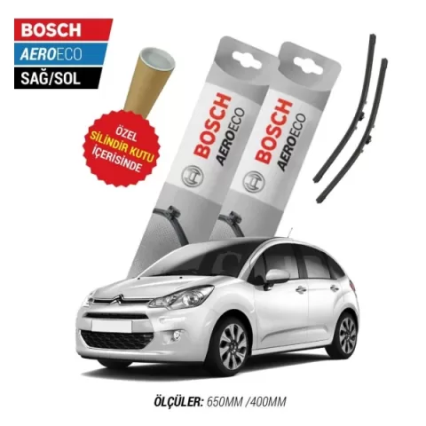 Citroen C3 Muz Silecek (2010-2015) Bosch Aeroeco