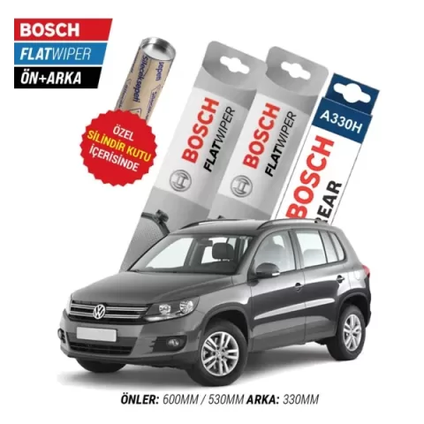 Vw Tiguan Ön Arka Silecek (2007-2015) Bosch Aeroeco