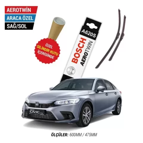 Honda Civic Silecek (2022-2025 FE) Bosch Aerotwin A620S
