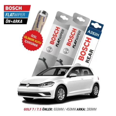 Vw Golf 7 / 7.5 Ön Arka Silecek 2012-2020 Bosch Aeroeco