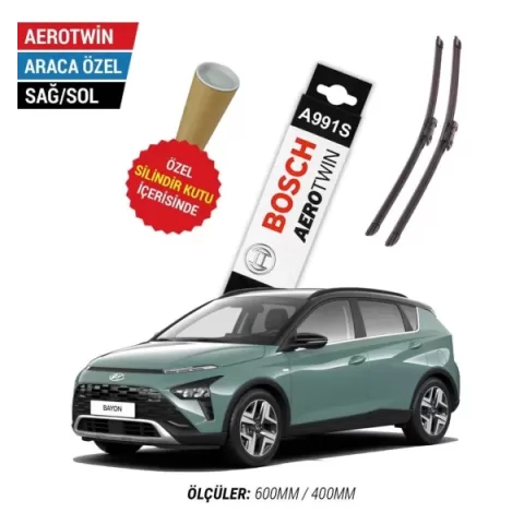 Hyundai Bayon Silecek (2021-2025) Bosch Aerotwin A991S