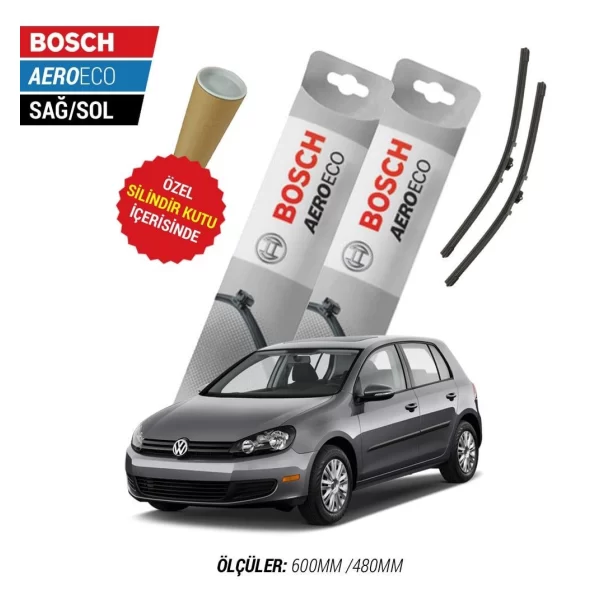 Vw Golf 6 Muz Silecek (2009-2012) Bosch Aeroeco