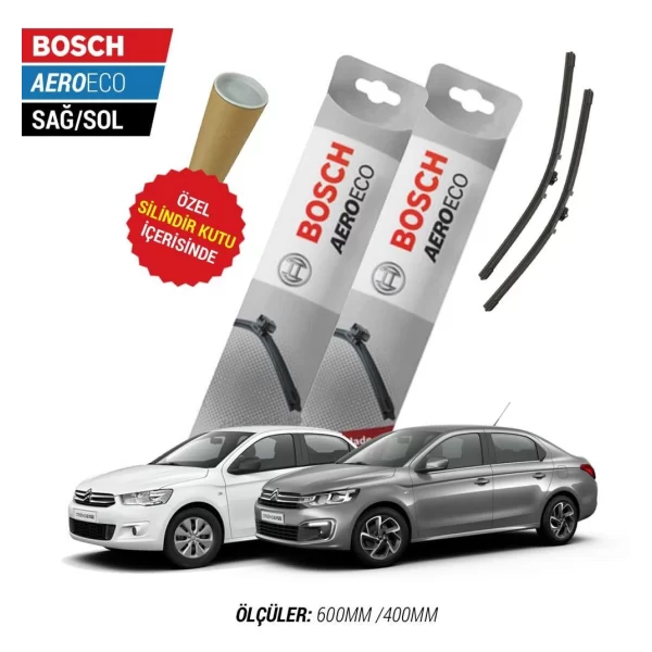 Citroen C-Elysee Muz Silecek (2012-2024) Bosch Aeroeco