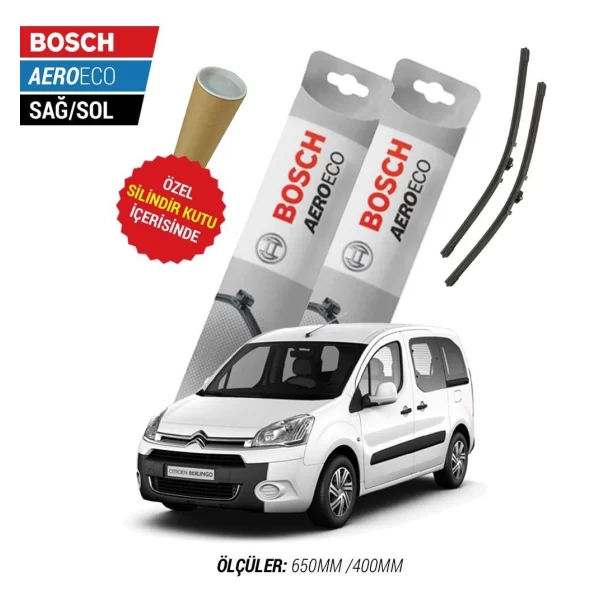 Citroen Berlingo Muz Silecek (2008-2018) Bosch Aeroeco