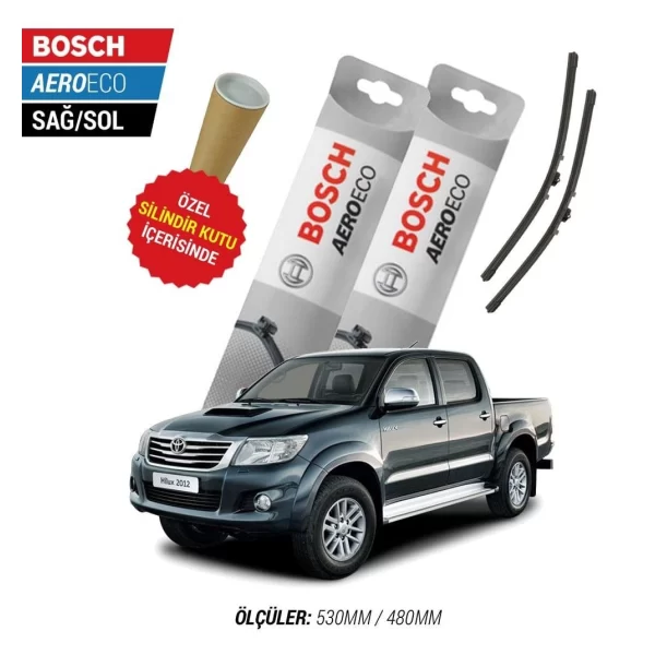 Toyota Hilux Muz Silecek (2005-2015) Bosch Aeroeco