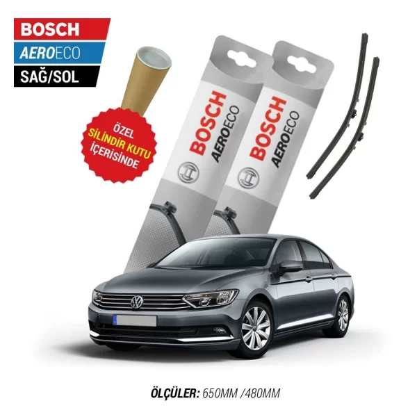 Vw Passat Muz Silecek (2015-2022) Bosch Aeroeco