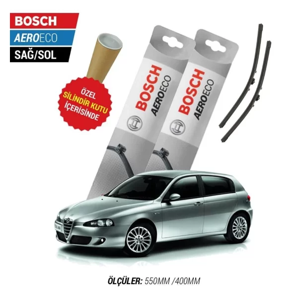 Alfa Romeo 147 Muz Silecek (2005-2009) Bosch Aeroeco