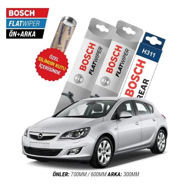Opel Astra J Ön Arka Silecek (2009-2015) Bosch Aeroeco