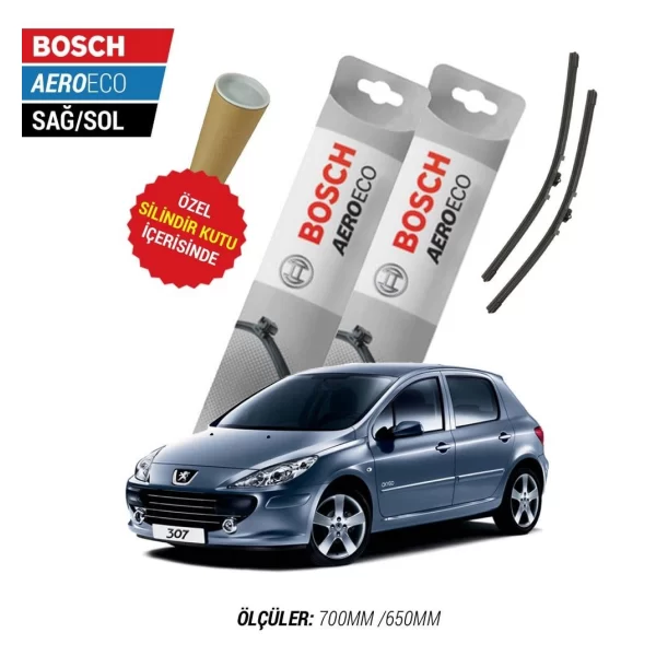 Peugeot 307 Muz Silecek (2005-2007) Bosch Aeroeco