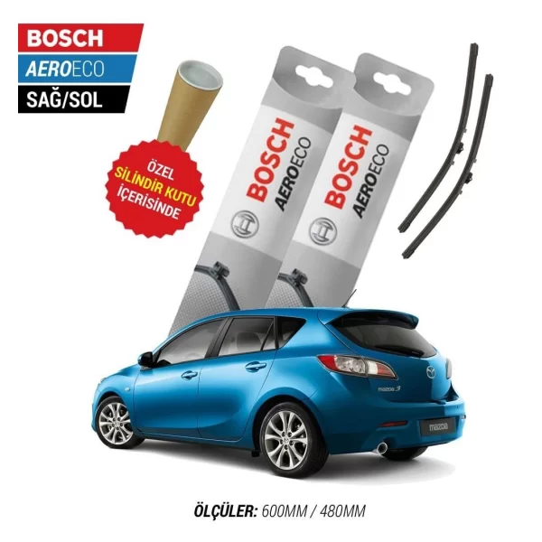 Mazda 3 Hatchback Silecek (2009-2013) Bosch Aeroeco