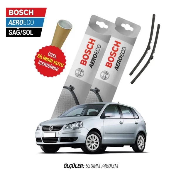 Vw Polo Muz Silecek (2005-2009) Bosch Aeroeco