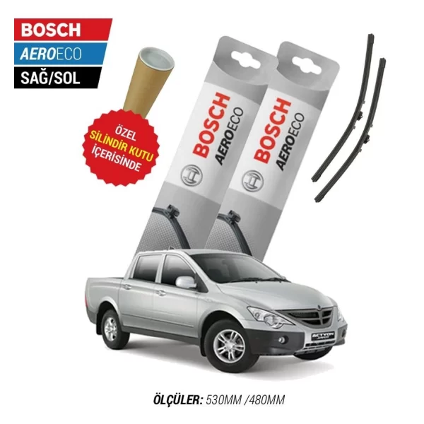 Ssangyong Actyon Sports Muz Silecek (2008-2011) Bosch Aeroeco