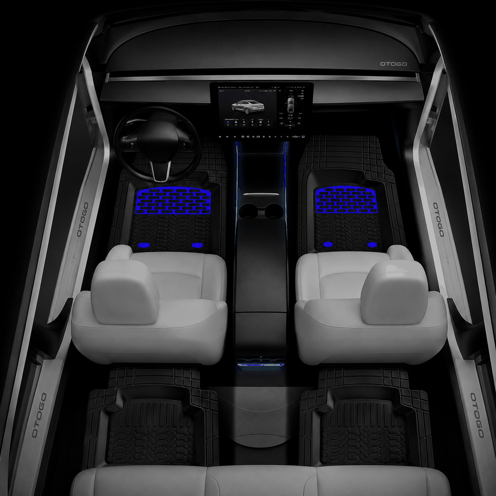 Volvo V90 2016 Sonrası 4D Havuzlu Paspas Mavi ek görsel 2