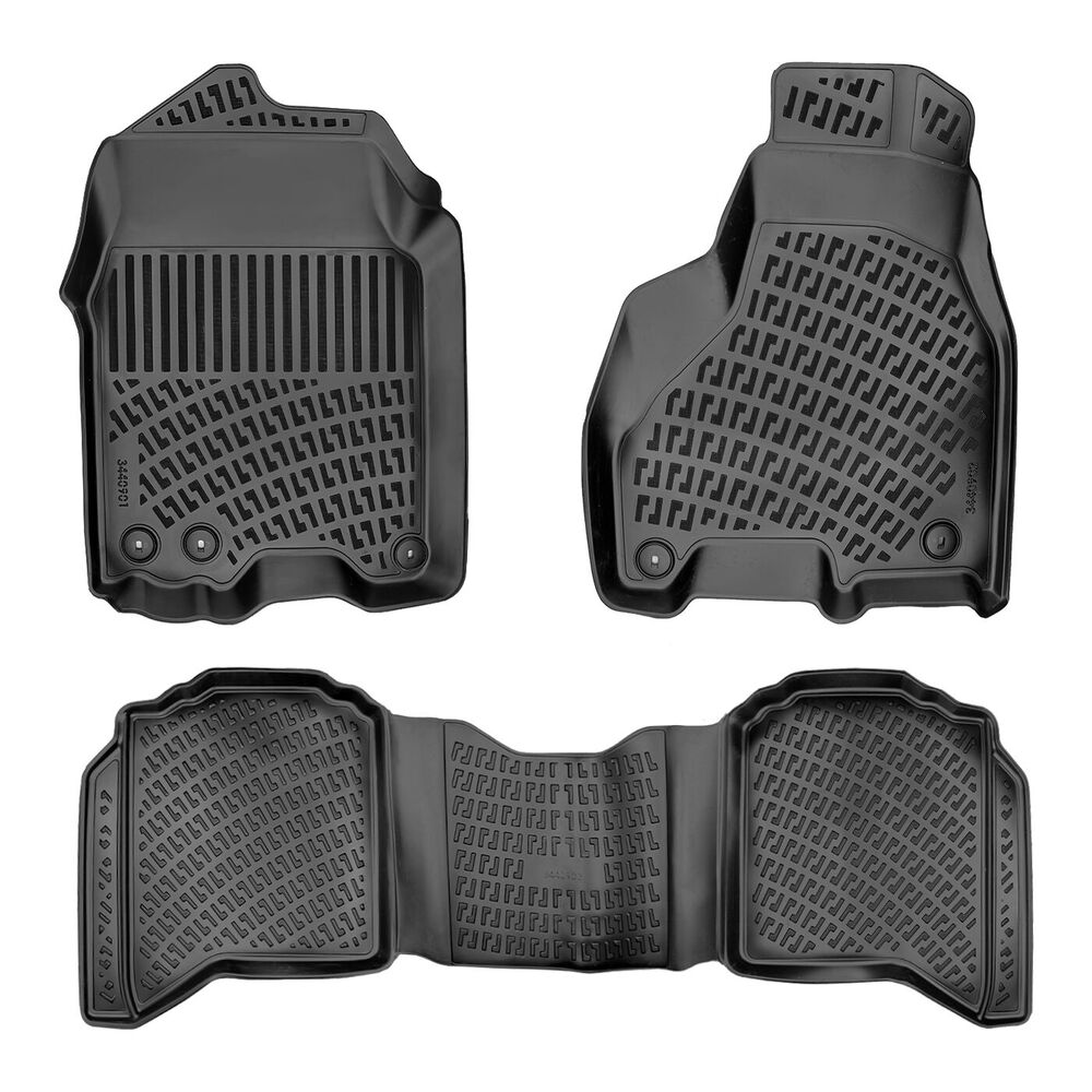 Rizline Dodge Ram 1500 Crew Cab Halı Zemin Otomatik Vites 2009-2019 4D Havuzlu Paspas