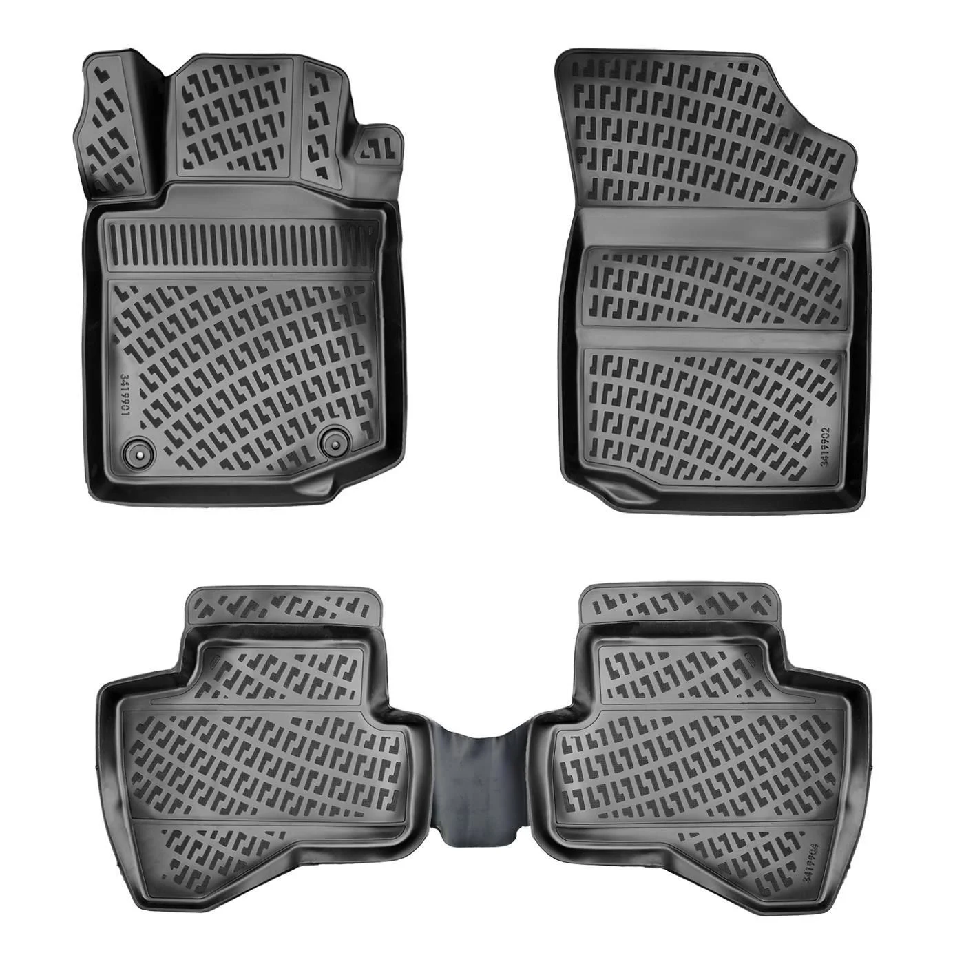 Rizline Toyota Aygo 2005-2014 4D Havuzlu Paspas